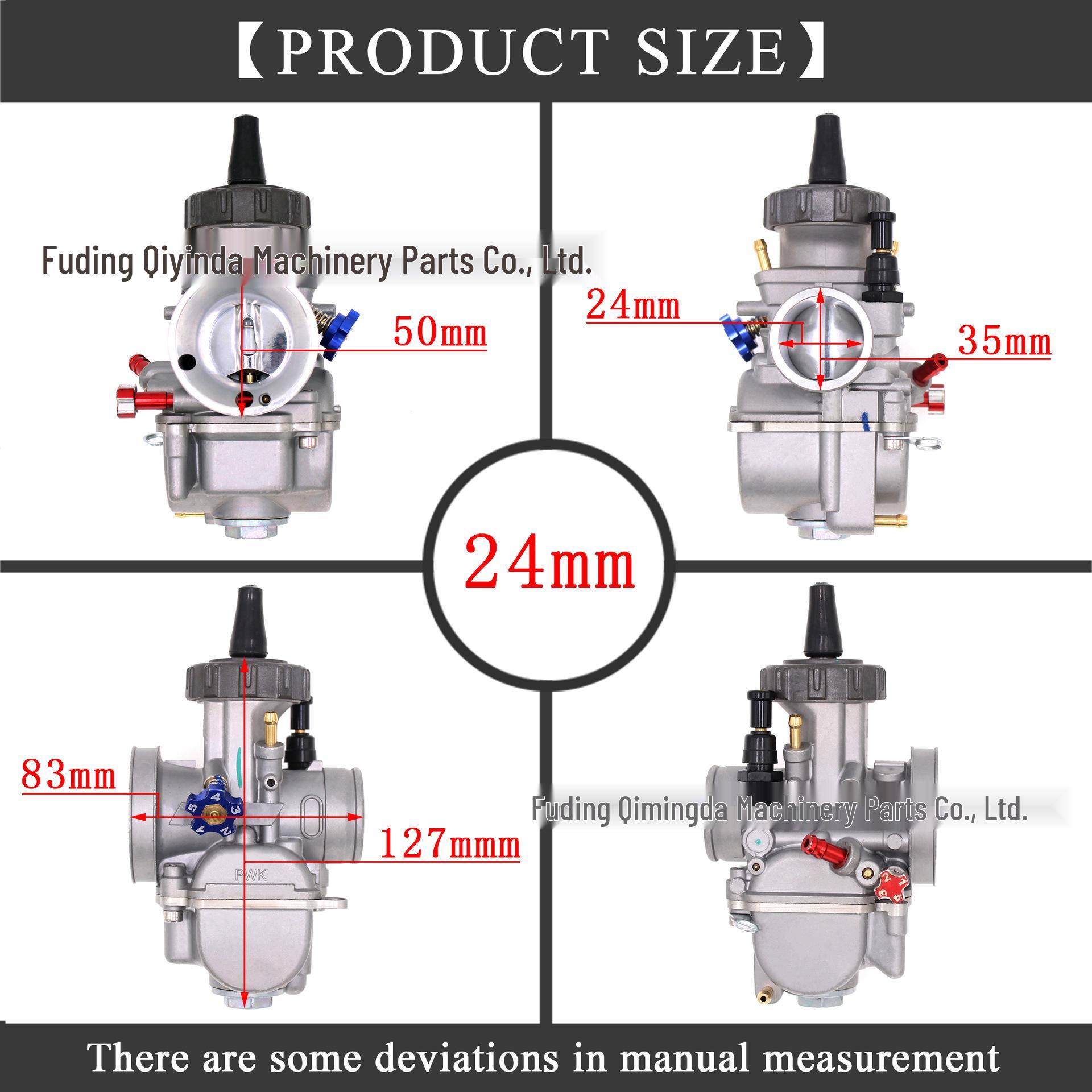 

CNC PWK Carburetor for 21/24/26/28/30/32/34mm ATV UTV Racing