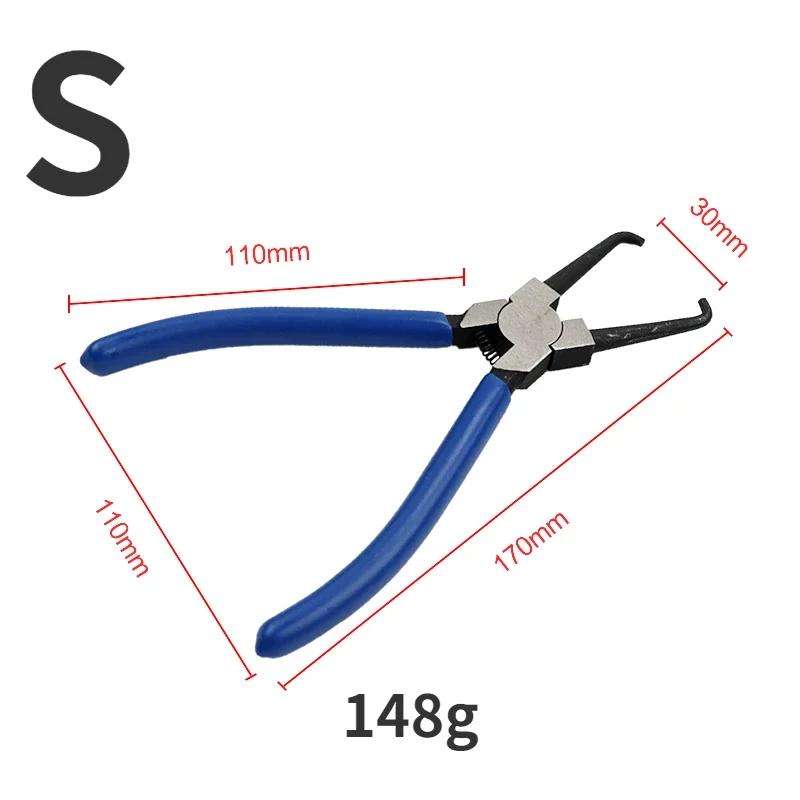 1PC High Quality Joint Clamping Pliers Fuel Filters Hose Pipe Buckle Removal Caliper Carbon Steel Fits for Car Auto Vehicle Tool