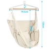 Hanging Hanging Hammock Rope Canvas Garden For Adults For Chair Load Capacity Includes 2 Cushions Chair, Type, Chair, Camping, Chair, Hand-knitted