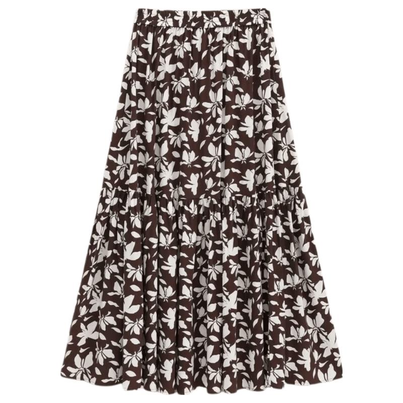 GAP Women s Lyocell Blend Tiered Maxi Skirt M