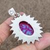 Pink Triplet Opal Gemstone 925 Sterling Silver Jewelry Pendant 2.36" KKG-732