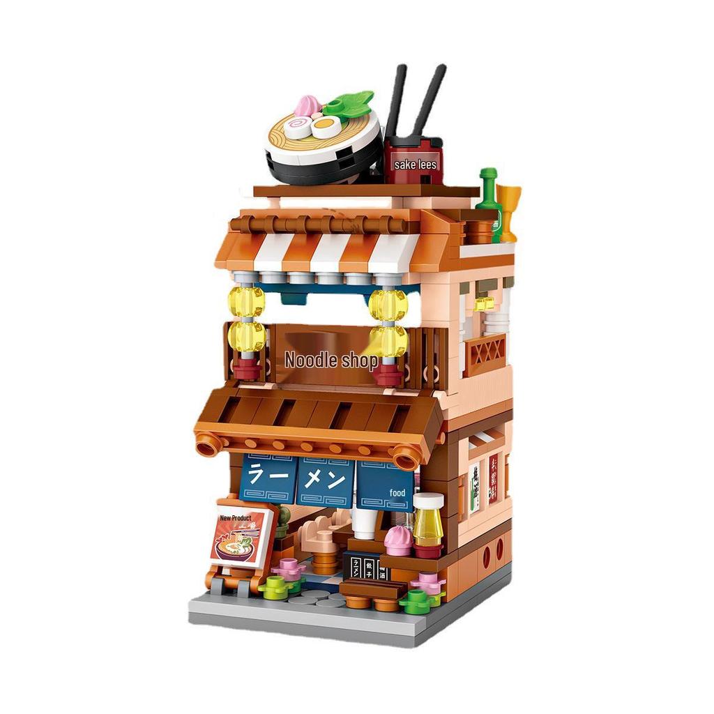 LOZ Japanese Street Scene Building Blocks Mini Toy for Kids - Educational Holiday Gift
