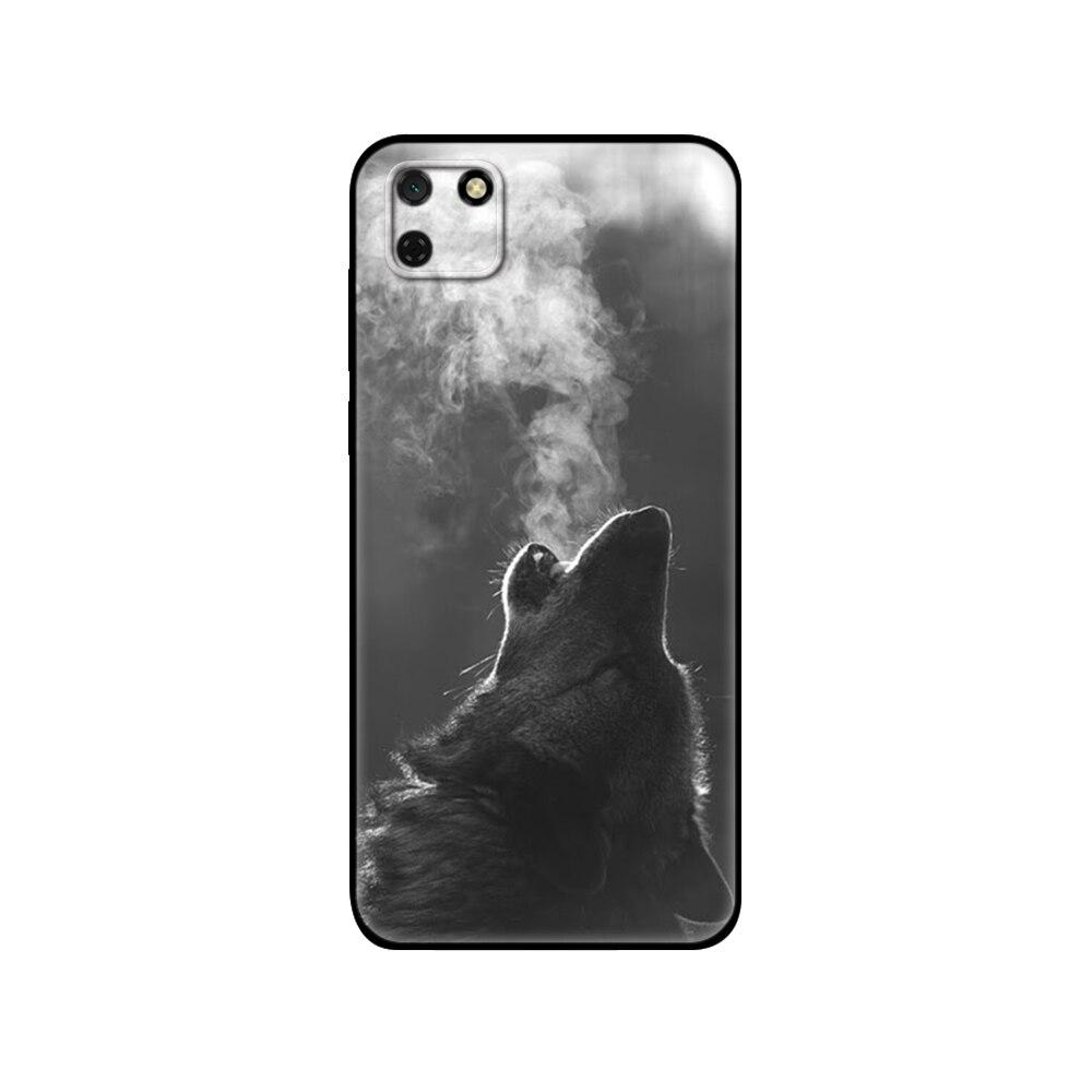 For HONOR 9S Case 5.45" Soft Silicon Tpu Phone Cover On Huawei Honor 9S 9 S DUA-LX9 Back Funda Black Tpu Case