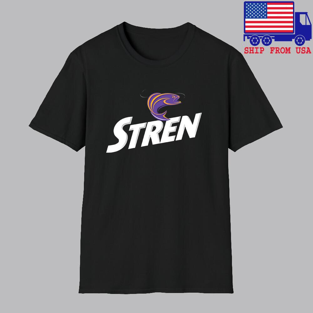 

Stren Fishing Men#039;s Black Size S5XL Unisex T-Shirt XXXL