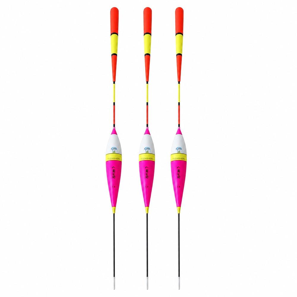 3pcs Mix Color Fishing Floats Set Mix Size Fishing Light Stick Buoy Bobber Floats  Outdoor Use