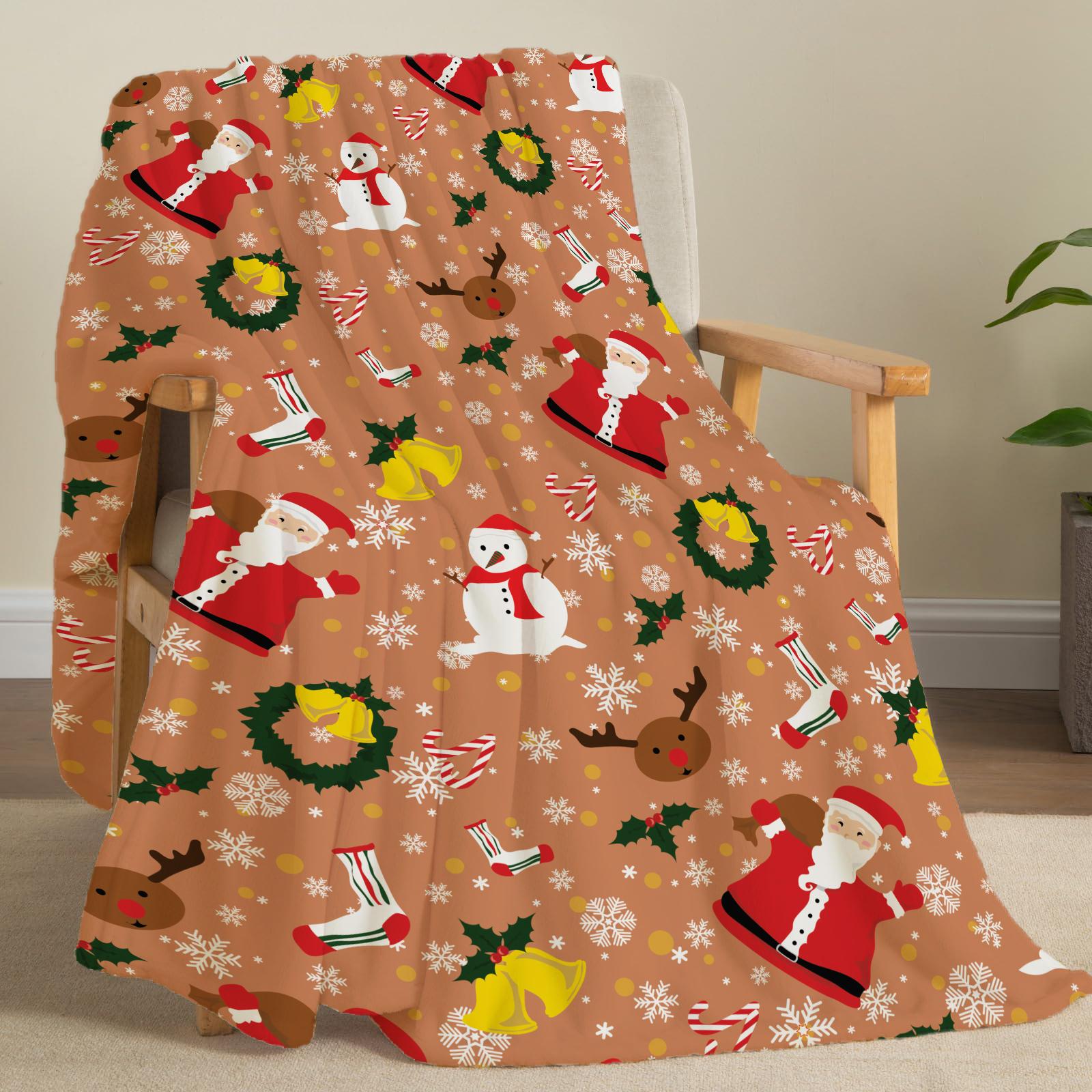 

Рождественский креативный плед из фланели с принтом, супермягкий, уютный, для дивана, для сна, домашний плед, идеальный домашний подарок для нее 30x40in