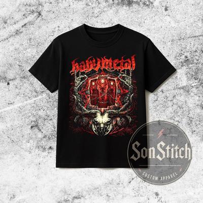 BABYMETAL T-Shirt – Metal Musikband Tee, Gimme Chocolate Album Merch