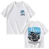 Hip Hop Rapper Bless Harajuku Graphics Unisexs And Unisexs Sporty Casual Tshirt Fashion Summer Print 100 Pure Cotton Tshirt