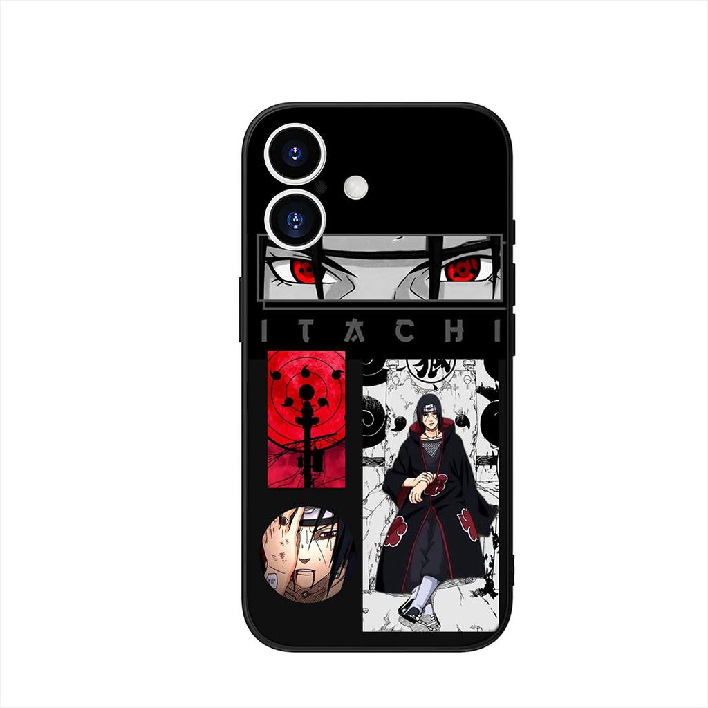Phone Cover for Apple iPhone 17 16 15 11 Pro XS Max XR 6 7 8 Plus + SE 2020 5 16E Case Itachi Narutos Sasuke Uchiha Madaras