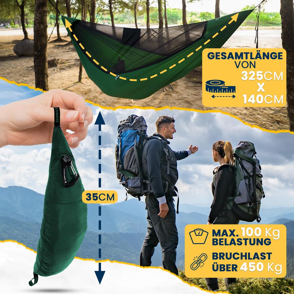 Ticket To The Moon Outdoor Camping Hammock Lightest Hammock Pro Japanese 41201 [Genuine Product]