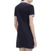 Fila Letter Stripe Fashion Casual Polo Dress Women Dresses Legendary-Blue F11W329302ANV