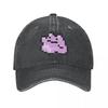 Cappellini da Baseball Snapback in Tessuto di Cotone Denim Cappelli da Esterno Regolabili Berretto Hip Hop Baseball Cappello da Cowboy per Uomo Donna