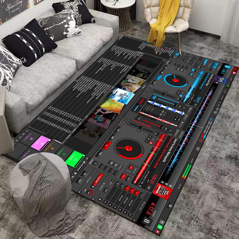 Stephen King's IT Themed Carpet with Clown Illustration and Red Hair Design Suitable for use as an anti-slip for room and bedroom sofas