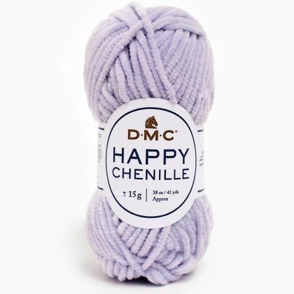 Pelote Amigurumi - DMC - HAPPY CHENILLE - 15g - Parme pastel - 100% Polyester