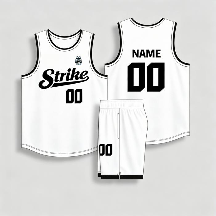 Custom Basketball Uniforms Made Men's Sleeveless Solid Heat-Transfer Printed 100% Polyester High Quality Breathable Quick Dry