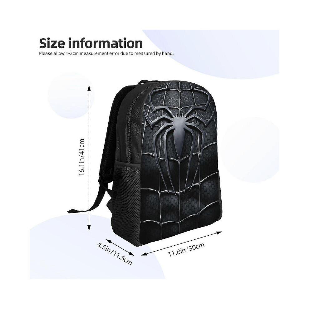 Spider Man Backpack, Travel Laptop Backpack, Water Resistant College School Computer Bag, Durable