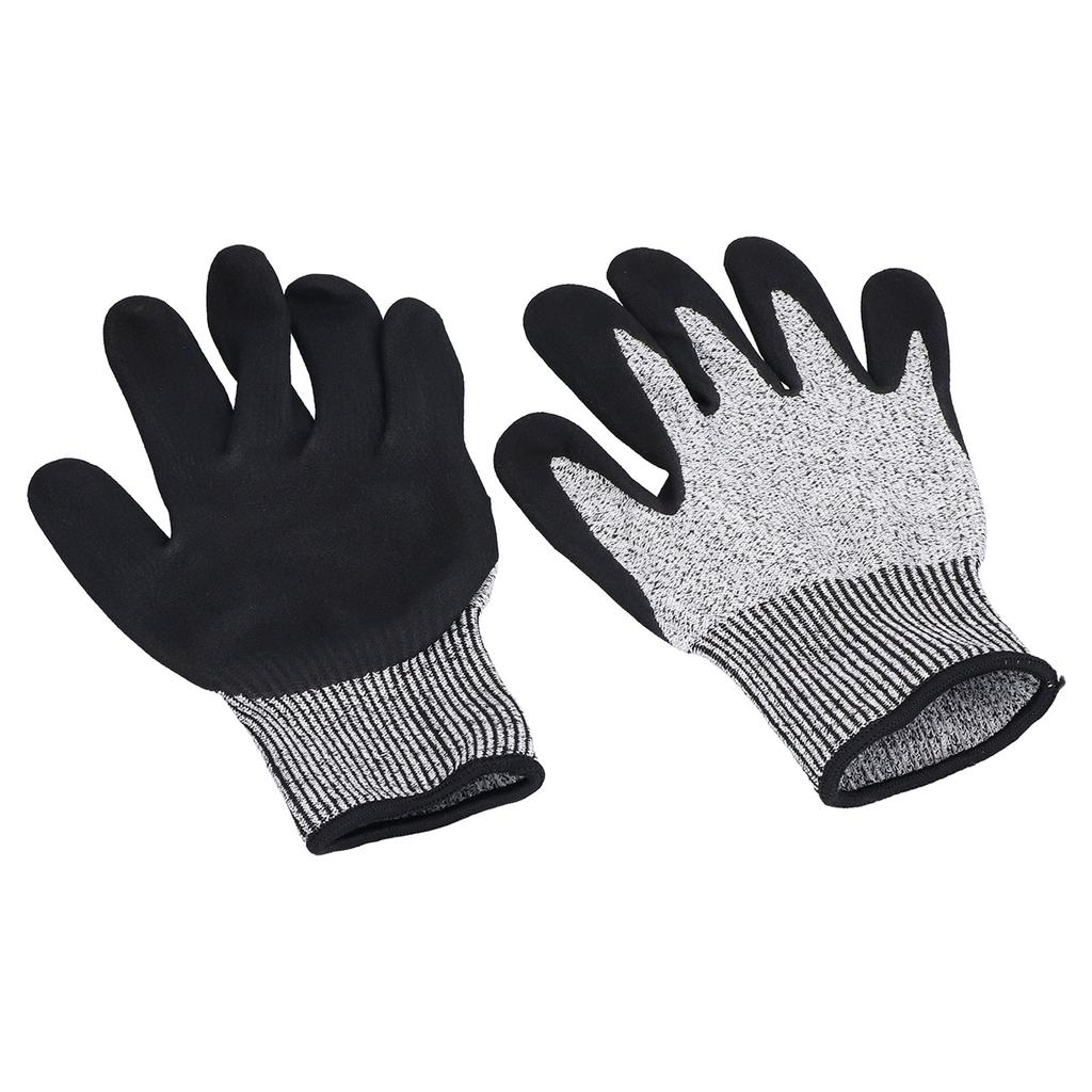 Bauhandschuhe Schnittschutz Stufe 5 Schutz Gummiert Mattiert Rutschfest Verschleißfest