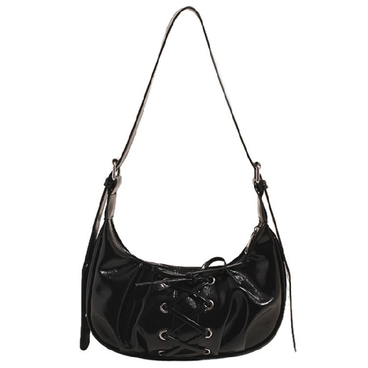 Shoulder Bag for Women Retro Pu Clutch Purses Slings Bag Handbag with Zipper Closure Evening Underarm Purse Saddles Bag