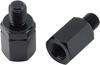 Kitaco 0900-505-10031 Mirror Adapter Set, 0.7 inch (17 mm), 0.4 inch (10 mm) Reverse