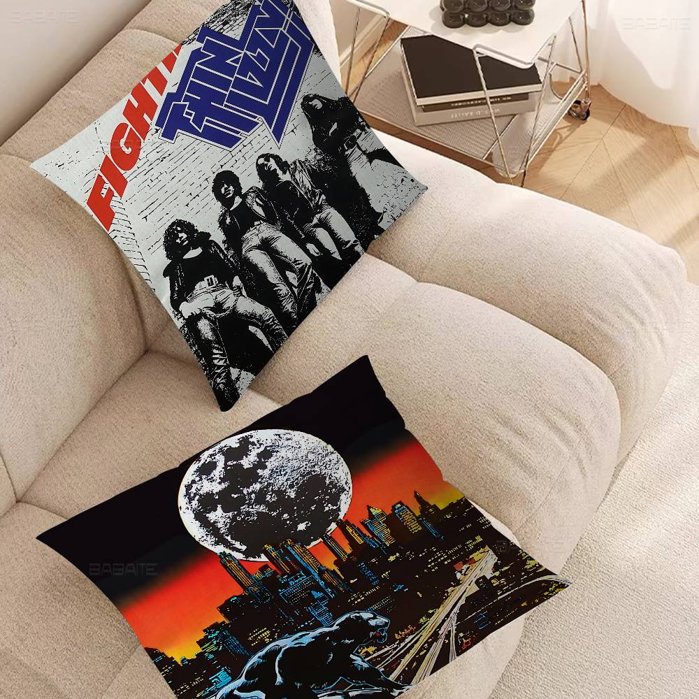 Classic Rapper Thin Lizzy Band Personalized Picture Text Home Decorative Pillows Household Gifts 45x45cm
