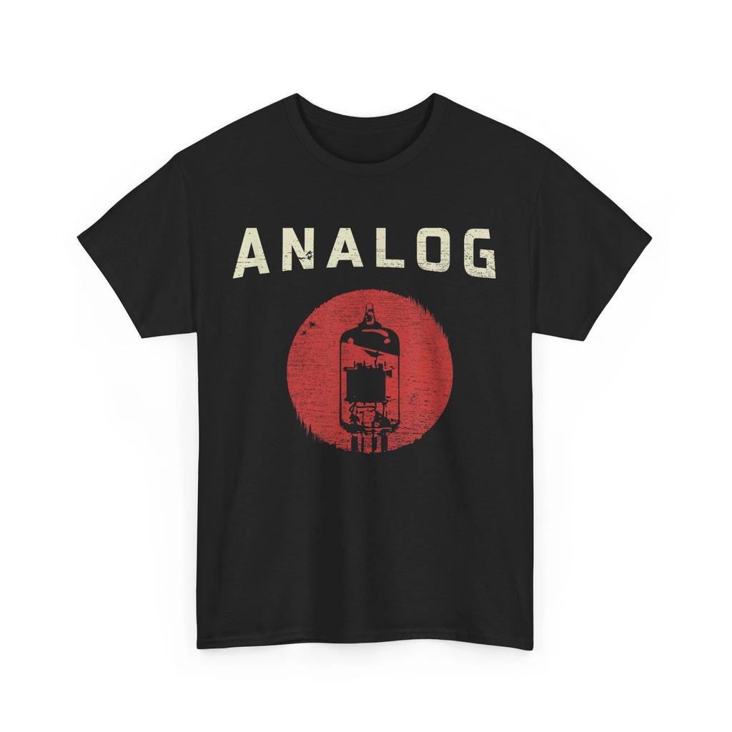 T-shirt Analogica Vintage da Uomo e Donna con Amplificatore a Valvole