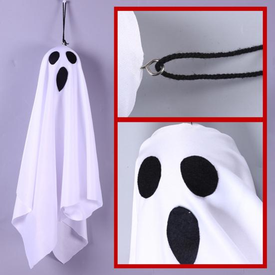 Yousheng Halloween Light Up Hanging Ghost Decoration Spooky LED Ghost Light for Indoor Front Porch Yard Bedroom Decor