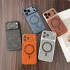 Simple Matte TPU Leather Magnetic Case For Magsafe Case For Apple iPhone 17 Air 16 15 14 13 Pro Max Camera Lens Proteciton Cover