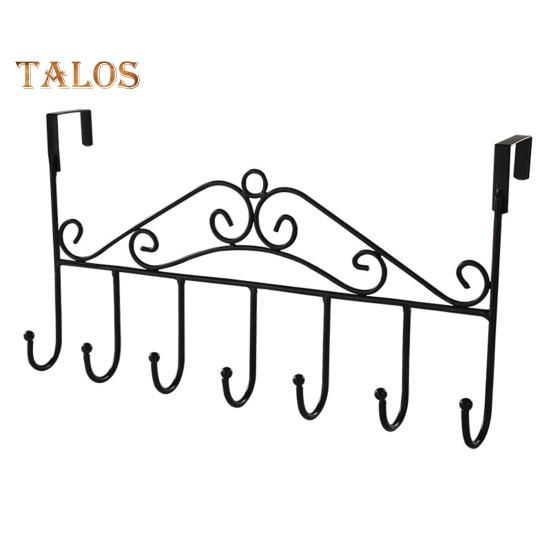 

Домашний крючок, прочный утюг для хранения, полезный дверной крючок без перфорации, хозяйственные принадлежности чёрный