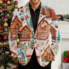 Herren Druck Kord Warm Taschen Anzugjacke Cardigan Herren Freizeitanzug