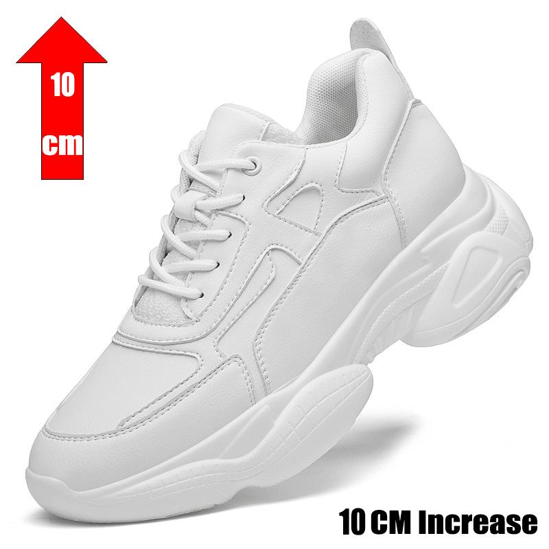 

Мужские невидимые кроссовки, увеличивающие рост, толстая подошва, удобная повседневная обувь высотой 6/8 см, модная мужская обувь для папы, размер 36-44 44
