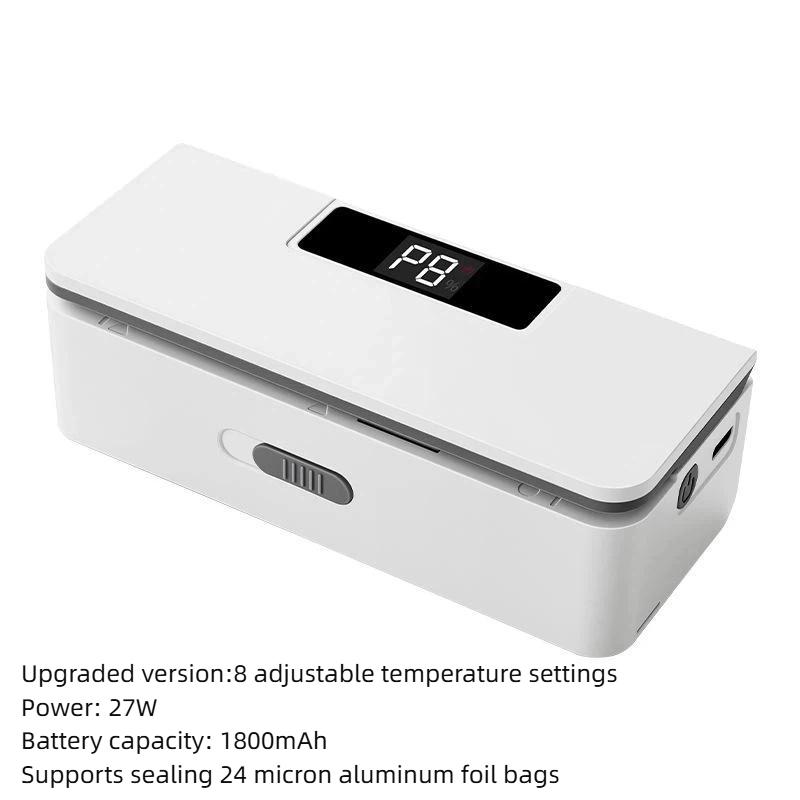 Bag Sealer 2 In 1 Rechargeable Mini Heat Seal Tool for Plastic Food Bags Home Kitchen Snacks Fresh Preservation