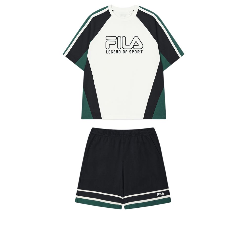 

New FILA ORIGINALE Casual Sportswear Men s F11M539120F-WT+F11M539608F-NV XXL