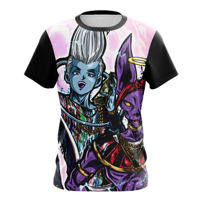 Hot Selling Summer Fashion New Product Dragon Ball Angel Bilus 3D Printed T-shirt Hip-hop Street T-shirt Plus Size