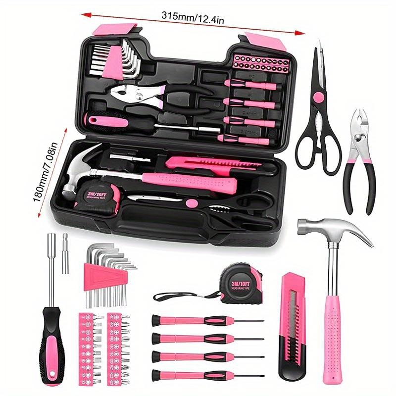 1 Set Home Garage Office College Dormitory Use Original 39 Piece General Household Tool Set Storage Case with Essential Hand Tools