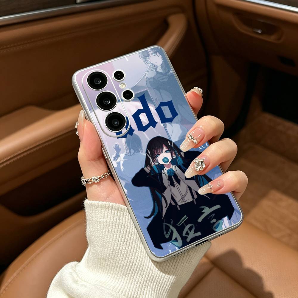 Anonymous Singer  Ado - Kyogen Clear Soft Silicone Phone Case forSamsung S25, S24, S21, S22, S23, S30, Ultra, S20, Plus Samsung S305G