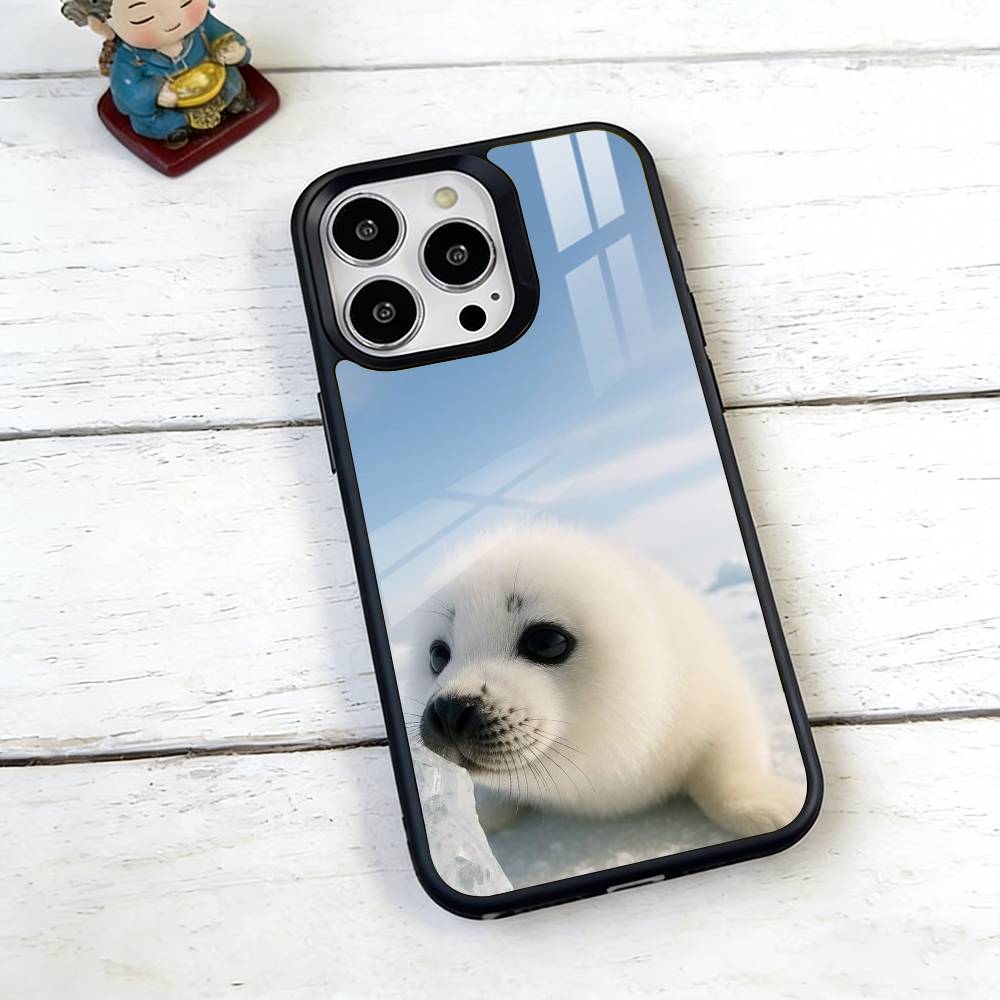 Sleepy Sea Lion Phone Case For iPhone17,16,15,14,13,12,11 Plus,Pro Magnetic with Magsafe Wireless Charging