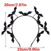 Halloween Black Bat Headband Fashionable Bat Hair Hoop for Adult Children Hairpieces Cosplay Costume Accessory