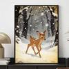 Disney Bambi in winter forest diamond painting mosaic art kit 5D handmade diy gift home decoration