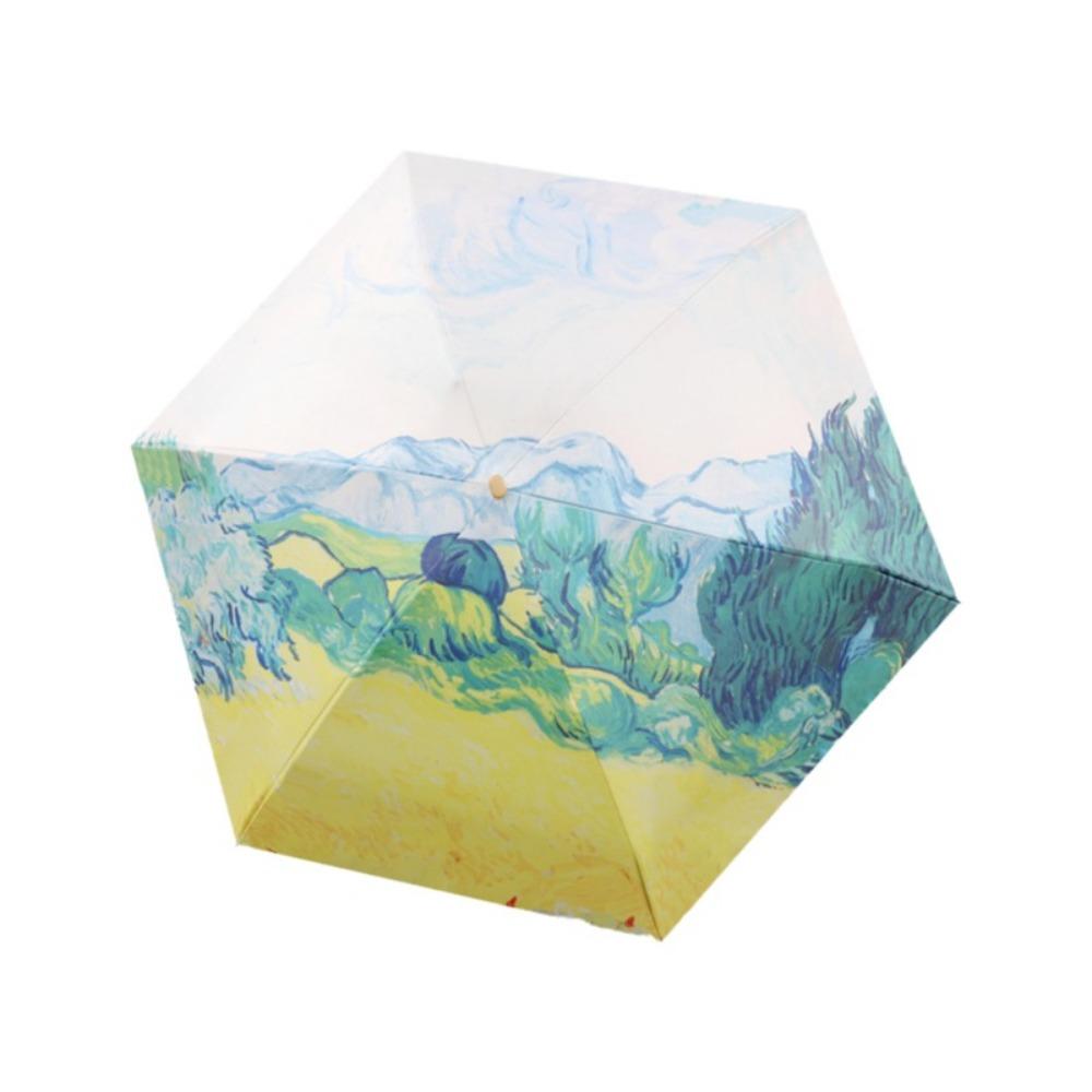 Folding Mini Sun Umbrella Portable Sun Rain Umbrella Stylish Compact Pocket Umbrella  Rain Or Shine