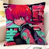 Cartoon Comic P Chan R-Ranma ½ 3 Pillow Case Natural Linen Organic Fabric Double-Sided Printing Sofa Home Decor Gift Pillow Case