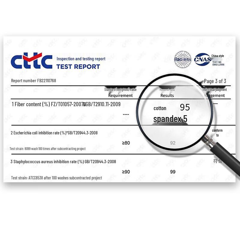 Mao Ren Women's Class A Pure Cotton Antibacterial Boxer Briefs 3-Pack