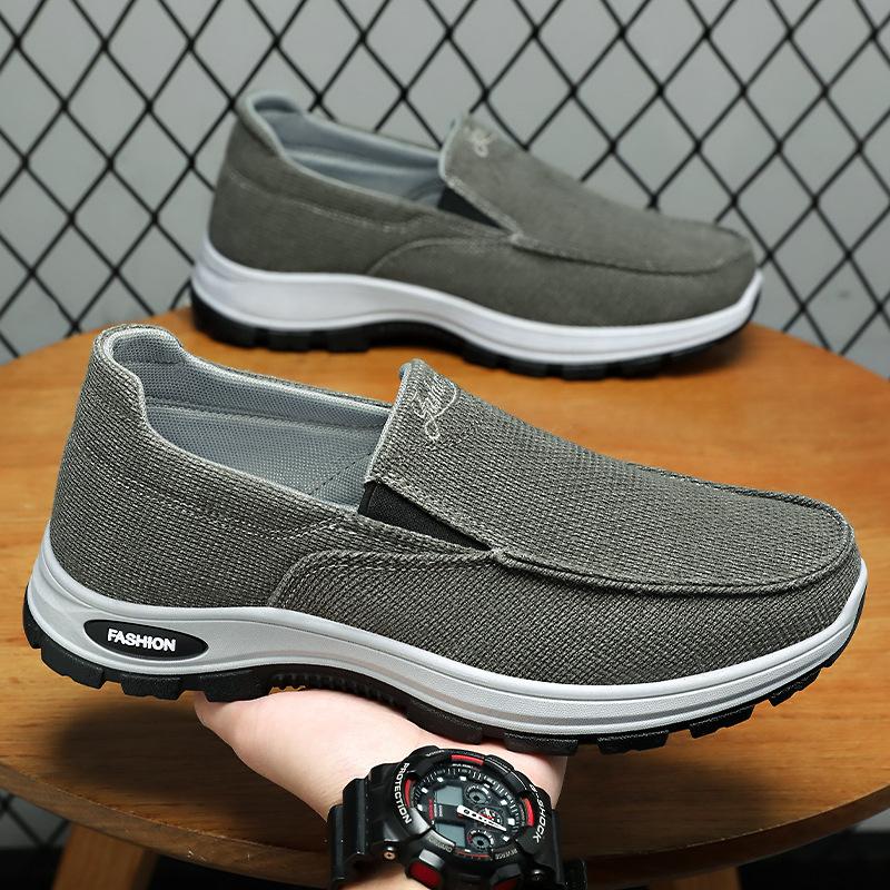 Shoes Men's Autumn New Casual Old Beijing Cloth Shoes One-pedal Single Shoes Dad Shoes Soft Soles Not Tired Feet Tooling Shoes