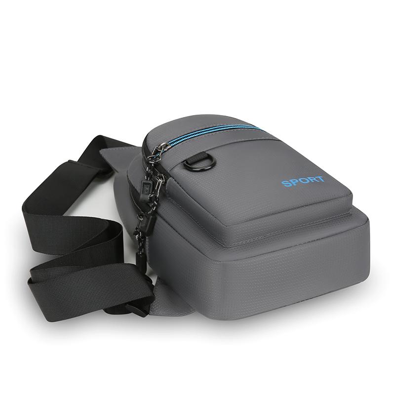 Geantă de piept pentru bărbați Geantă crossbody pentru călătorii și sport Geantă de umăr pentru navetă