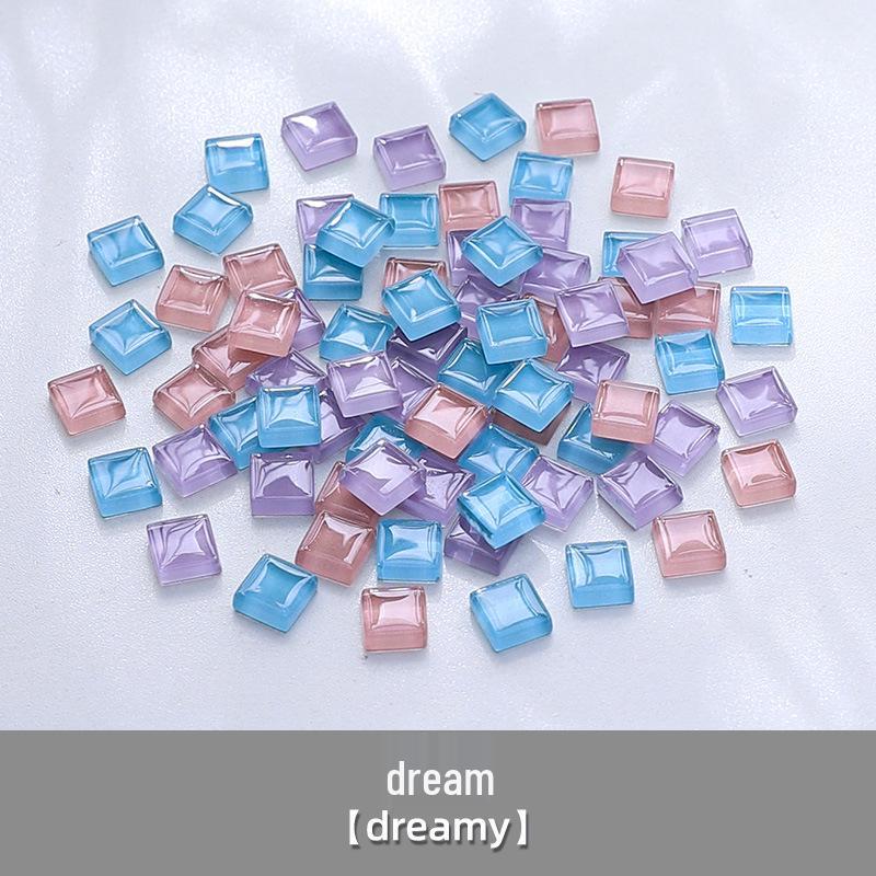 1cm Crystal Glass Colored Stones Mosaic DIY Kit for Kids