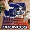 Denver Broncos Logo Floor Rug Office Rug Design For Decorate Room Hallway Outdoor Dining Room Antislip Carpet Decorate Offices Best For Christmas