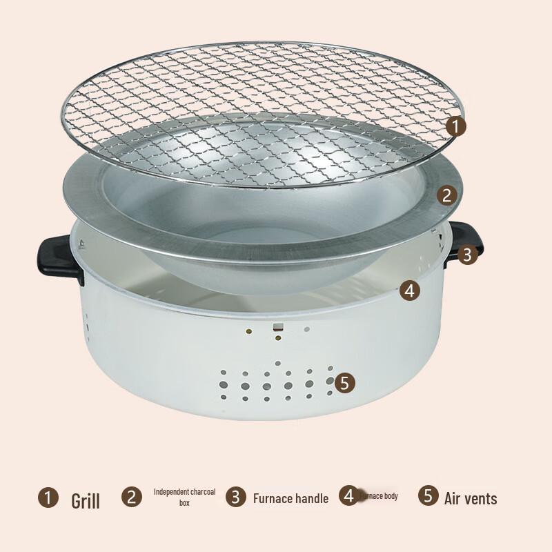 ZISIZ Portable Multifunctional Tea Roaster and Grill