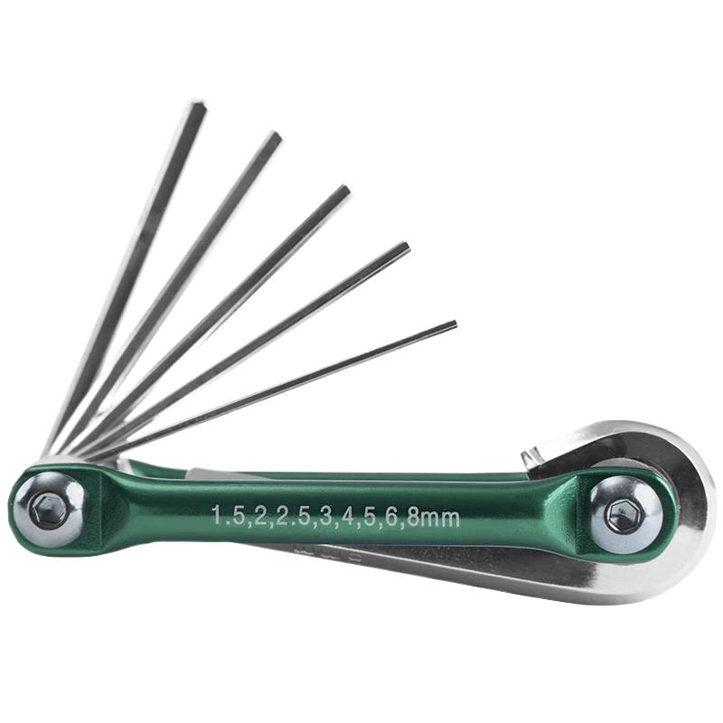 SATA 8-Piece Foldable Hex Key Set