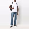 Emporio Armani EA7 Crew Neck Logo Print Short Sleeve T-Shirt Men Tops White 6KPT47-PJ03Z-1100