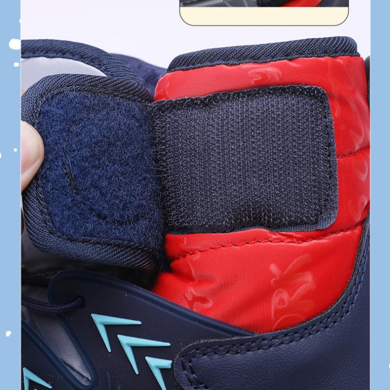 Winter Children's Warm Snow Boots Boys' Winter Thick Cotton Shoes Girls' Waterproof Non-Slip Children's Boots