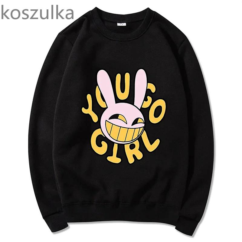 The Amazing Digital Circus Jax Hoodies Mode Frauen Harajuku Lustige Kawaii Hoodies Unisex Casual Vintage Pullover Sweatshirts